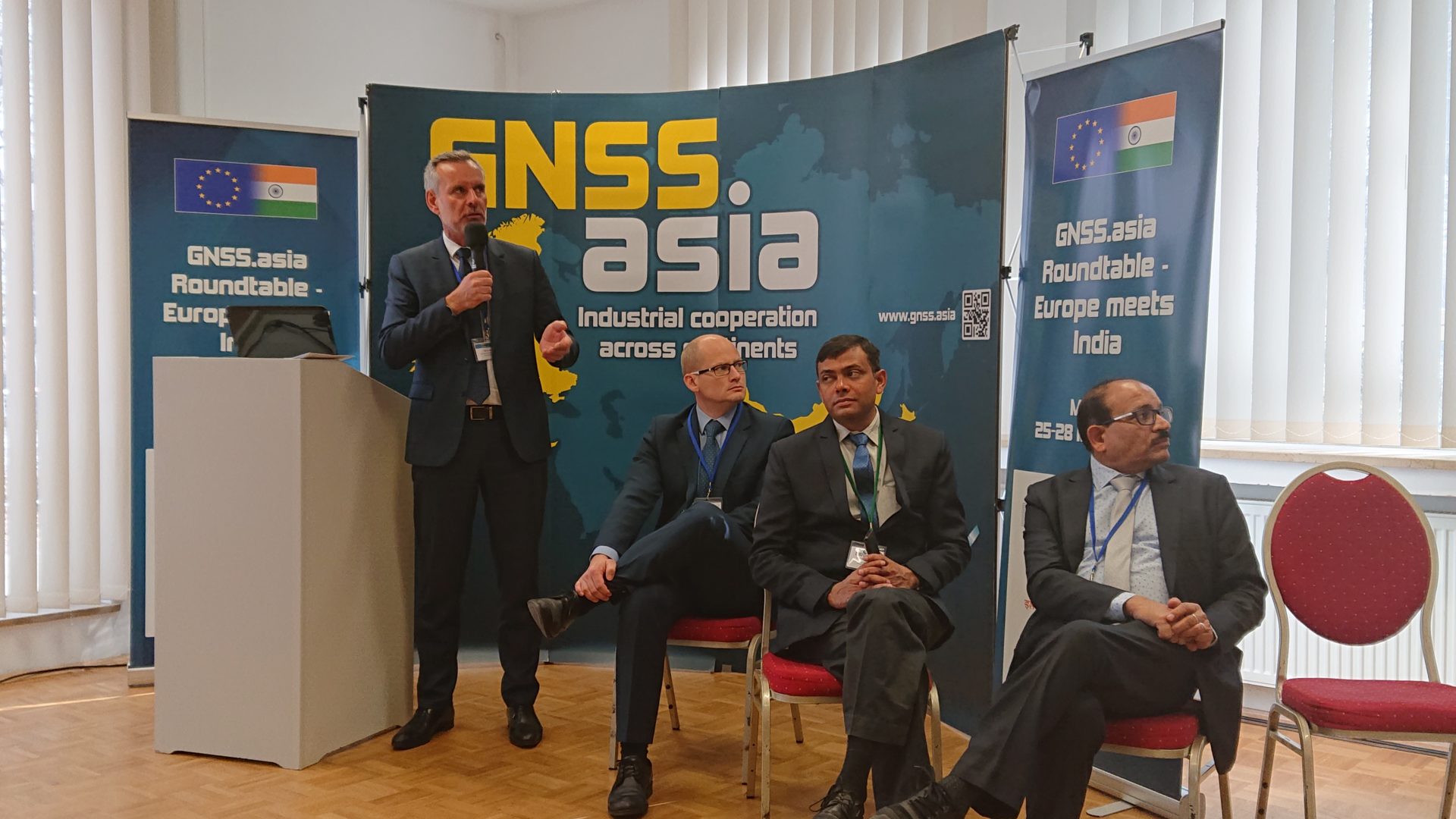 ミュンヘン衛星航法サミットにおける欧印GNSS.asia ラウンドテーブル